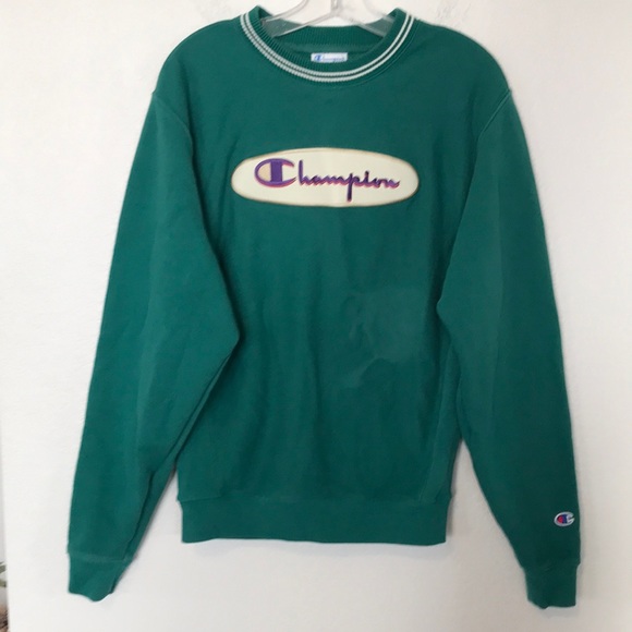 Champion Tops - CHAMPION SWEATSHIRT SIZE S/P EMERALD GREEN GREAT CONDITION!